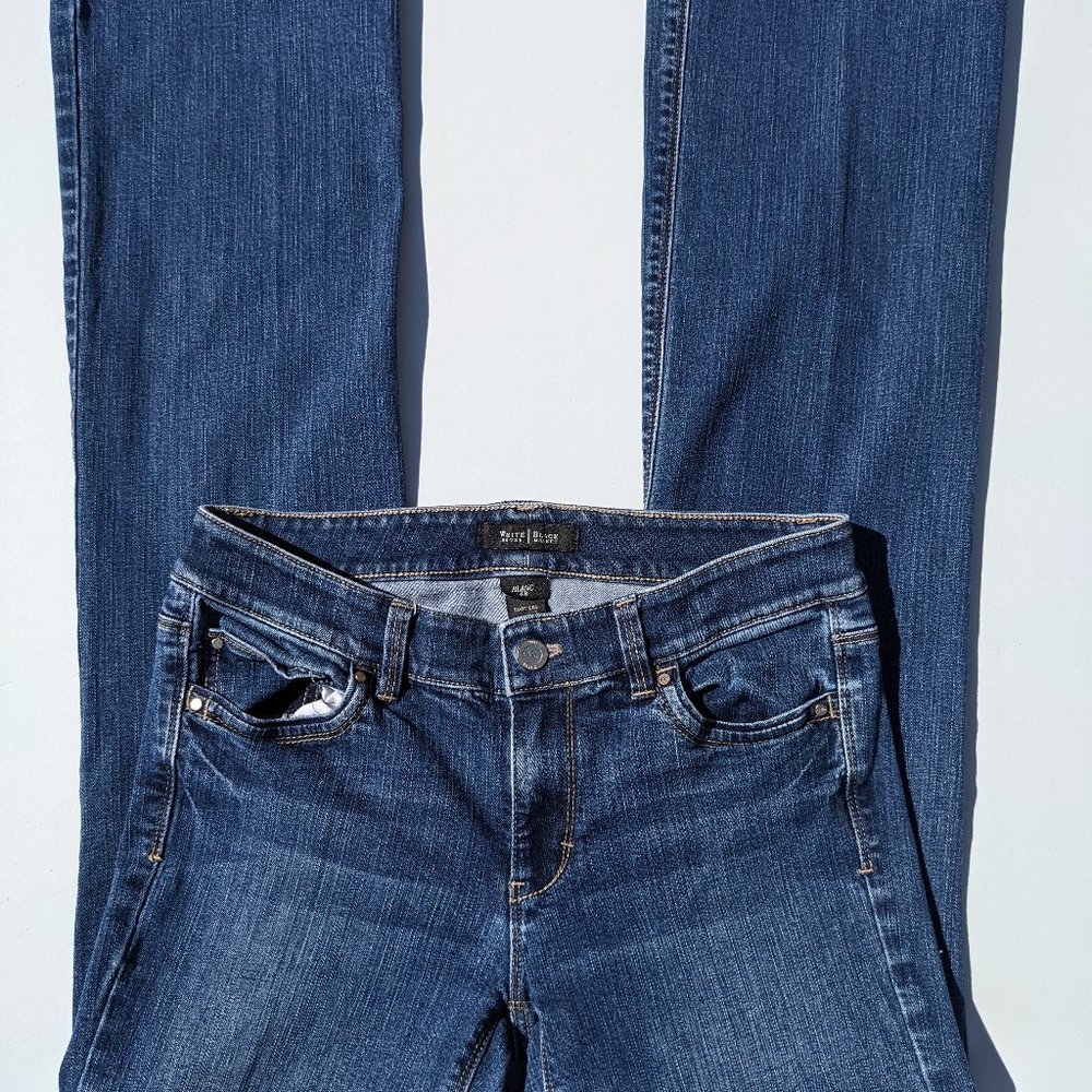 White House Black Market Size 4R Bootleg Blue Jeans